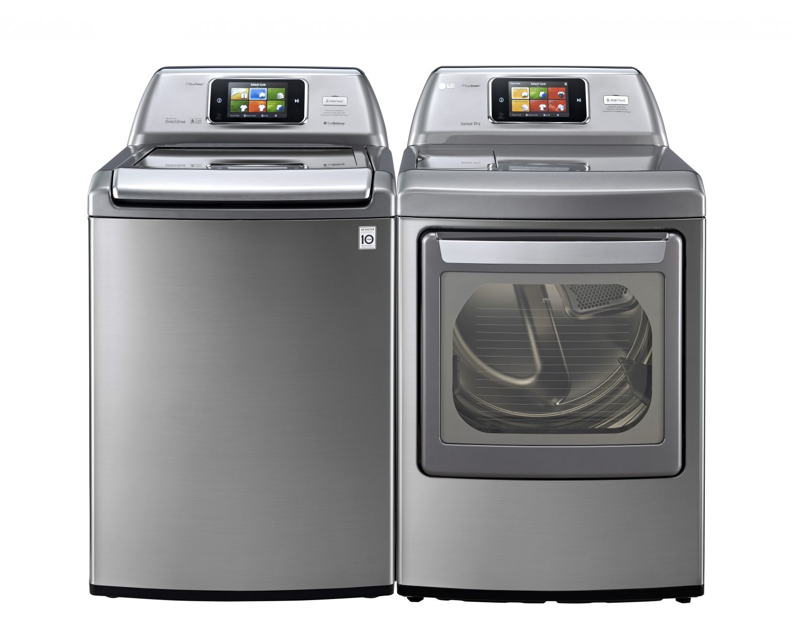 LG Smart Washser And Dryer Pair Front View LG NEWSROOM