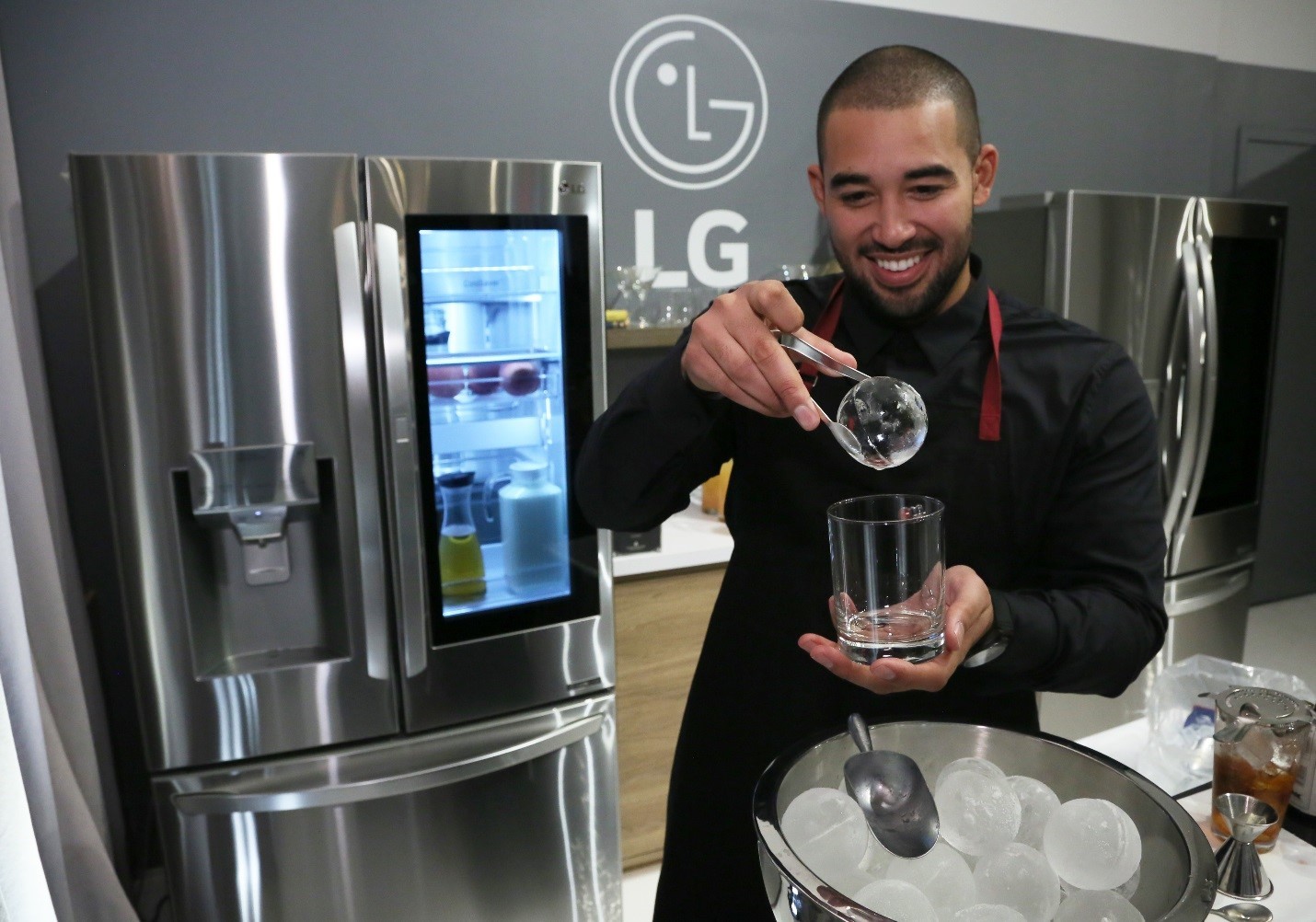 The LG Craft Ice Maker Makes the Best Ice for Cocktails