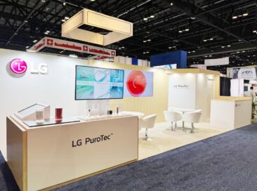 A photo of LG’s booth showcasing PuroTecTM at Chinaplas 2024