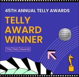 An illustration of the Telly award winner poster