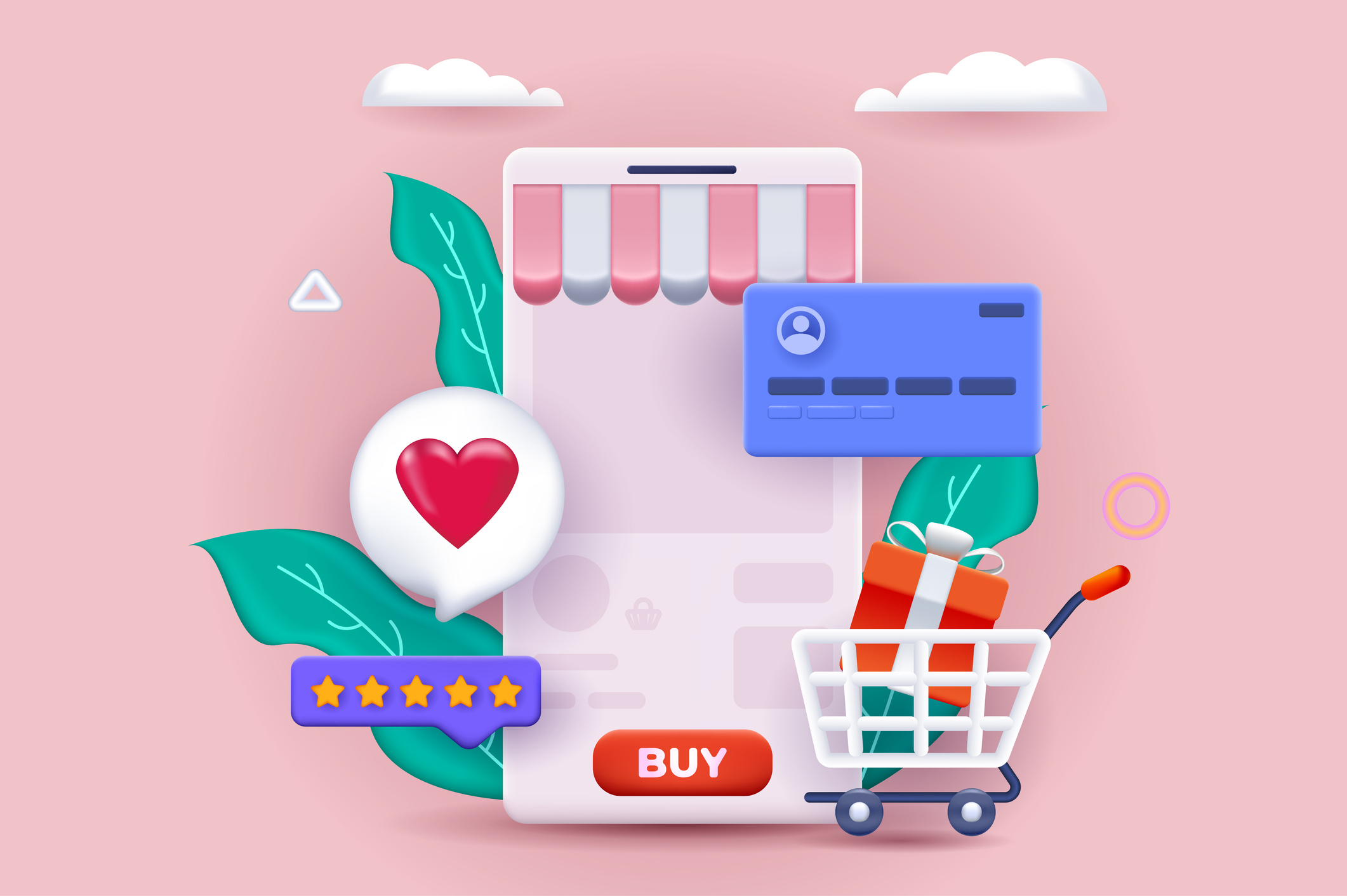 An illustration of the Online Brand Shop that boosts customer satisfaction