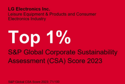 LG Attains Top 1% Status in S&P Global’s Sustainability Yearbook 2024