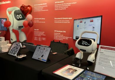 A photo of LG Electronics' booth at ROSCon 2024