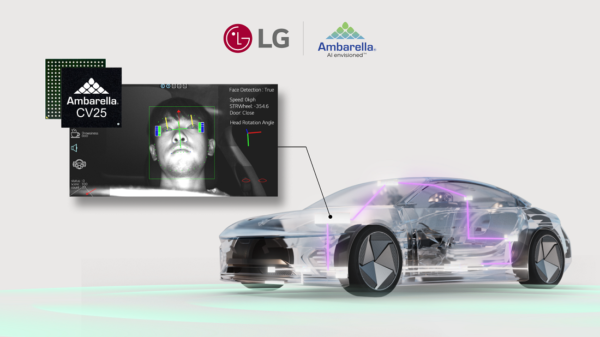 LG and Ambarella unite to progress AI-powered in-cabin vehicle safety solutions